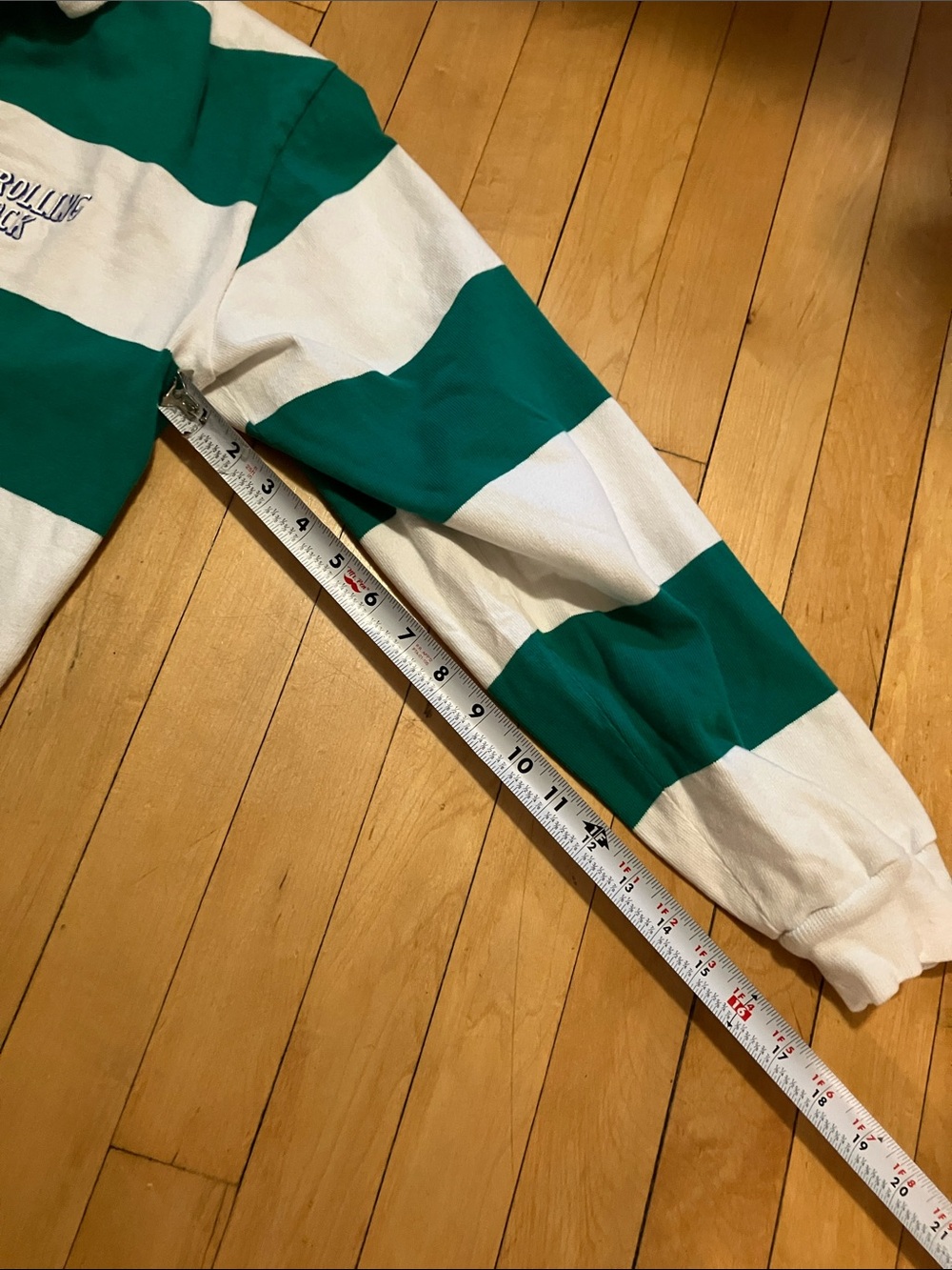 Rugby Long Sleeve Striped Polo Tee from Heavy Weather Outer Banks Rolling Rock - Picture 7 of 7